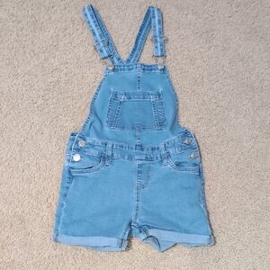 Vigoss Light Blue Denim Short Overalls for Kids